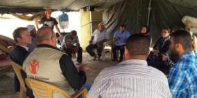 ممثل التعاون الالماني يطلع على معاناة اهالي الأغوار