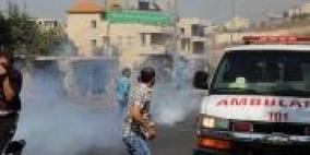 إصابات بالمطاط وعشرات الحالات بالاختناق في الخليل