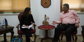 رئيس جامعة القدس يبحث الدراسات الثنائية مع رئيس التعاون والتطوير لدى الممثلية الألمانية