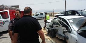 بالصور: مصرع مواطنين بحادث سير في أريحا