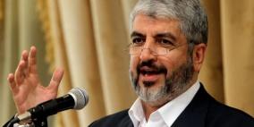 مشعل يدعو لمشاركة الجميع بمنظمة التحرير وتأجيل اجتماع "الوطني"