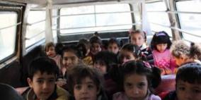 ضبط حافلة مدرسية حمولتها 55 وبداخلها 76 راكبا في أريحا