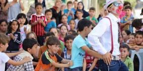 مجموعة الأمل لأطفال فلسطين تنظم يوم فرح ومرح لأطفال تل ارميدة بالخليل