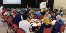 انجاز فلسطين تدرب 37 متطوع في دورا جنوب الخليل