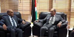 رئيس مجلس القضاء يلتقي رئيس التفتيش القضائي الأردني لبحث التعاون المشترك