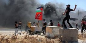 غزة: شهيد وعشرات الاصابات حصيلة مواجهات اليوم