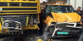 إصابة 7 مواطنين بحادث سير في الخليل