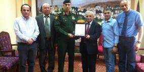 وفد من "القدس المفتوحة" يزور اللواء أبو دخان