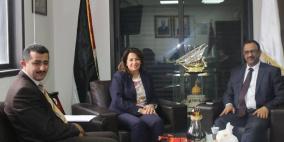 النائب العام يجتمع برئيس سلطة جودة البيئة الاستاذة عدالة الأتيرة