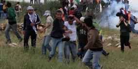 الاحتلال يمنع مسيرة المعصرة من الوصول الى الجدار