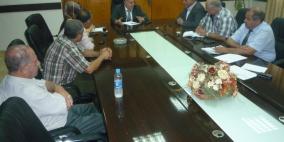 رئيس بلدية طولكرم يلتقي رئيس وأعضاء نقابة المحاسبين