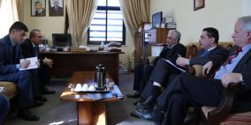 أبو زيد يبحث مع ممثل روسيا استعدادات افتتاح المدرسة الروسية في بيت لحم