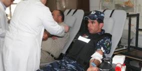 الشرطة تشارك بالحملة الوطنية للتبرع بالدم في قلقيلية