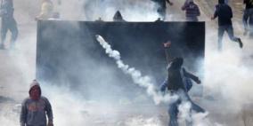 اختناق عدد من الطلبة خلال مواجهات مع الاحتلال غرب جنين
