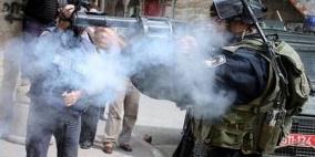 اصابة مواطن برصاص الاحتلال قرب قرية الخضر