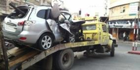 اصابة 11 مواطناً بحوادث طرق بغزة خلال 24 ساعة فقط