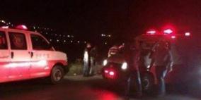 إصابة 4 أطفال وامرأة بحادثي سير في جنين