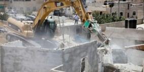 طوباس: الاحتلال يهدم مساكن ومنشآت زراعية