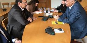 الهرفي يبحث الأوضاع في فلسطين مع مسؤول فرنسي