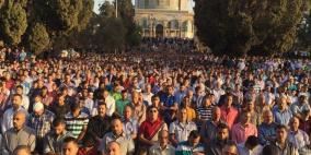 الاقصى  في اول ايام العيد