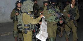 الاحتلال يعتقل (10) مواطنين من القدس وآخر من جنين