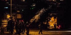 اندلاع مواجهات في بلدة بير نبالا