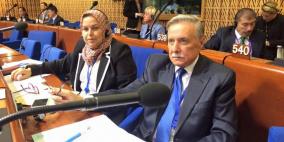 وفد المجلس الوطني الفلسطيني الدائم إلى الجمعية البرلمانية التابعة لمجلس أوروبا المنعقدة في مدينة ستراسبورغ. .