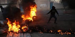 صور: اصابات في مواجهات قرب مخيم الجلزون