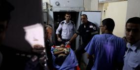 وداع الشهيد عروة حماد من بلدة سلواد في مستشفى رام الله