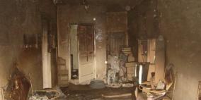 حريق بمنزل في بلدة صانور