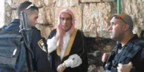 الاردن يستنكر اعتقال الاحتلال خطيب المسجد الاقصى لساعات