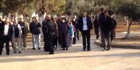 مستوطنون يقتحمون الأقصى ويتلقون دروسا في باحاته