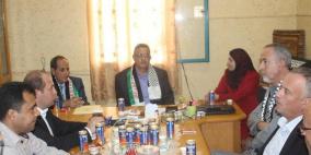 محافظ طولكرم يتفقد مدارس الإسراء النموذجية التابعة للجنة الزكاة المركزية