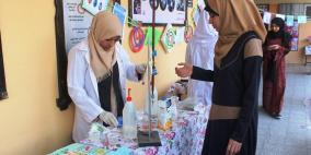 غزة: التعليم تفتتح المعرض العلمي التكنولوجي في مدرسة بشير الريس