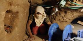 انتشال جثتي مواطنين من نفق جنوب قطاع غزة