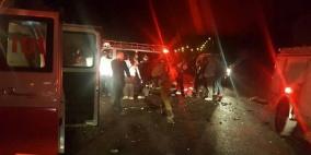 حادث مروع يودي بحياة 4 مواطنين في الخليل