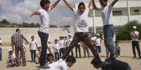 تربية جنين تختتم المخيم الصيفي في ذكور الطيبة الثانوية