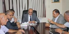 طبيله يجتمع مع جمعية تجار قطع الغيار ومستوردي المركبات في قطاع غزه