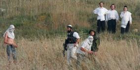 مستوطنون يعربدون باقتحام موقع ترسلة جنوب جنين