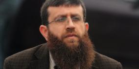 الأسير عدنان يواصل إضرابه المفتوح عن الطعام لليوم الـ 46