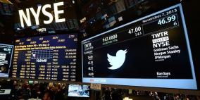 أسهم تويتر تخسر 20 بالمئة من قيمتها