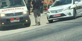 اصابة شاب برصاص الاحتلال طعن جنديين شمال الخليل