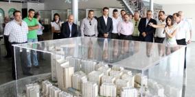 وفد من محافظة سلفيت يزور مشروع مدينة روابي