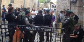 الاحتلال يفرض قيودا مشددة على دخول الاقصى