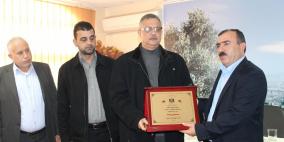 محافظة سلفيت تكرم مدير جهاز الامن الوقائي العقيد وريدات