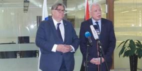 المالكي ونظيره الفنلندي يؤكدان على مواصلة الجهود الدولية لإحراز تقدم في العملية السلمية