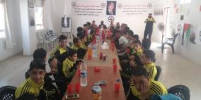 النضال الشعبي بطولكرم تستقبل وفدا من أكاديمية الجليل الرياضية في البقعة