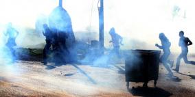 الاحتلال يعتدي على طلبة مدرسة بورين جنوب نابلس