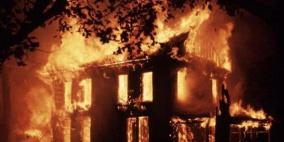 احتراق منزل في جنين نتيجة تماس كهربائي