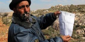 الاحتلال يخطر 21 عائلة في الأغوار بالرحيل بحجة المناورات العسكرية